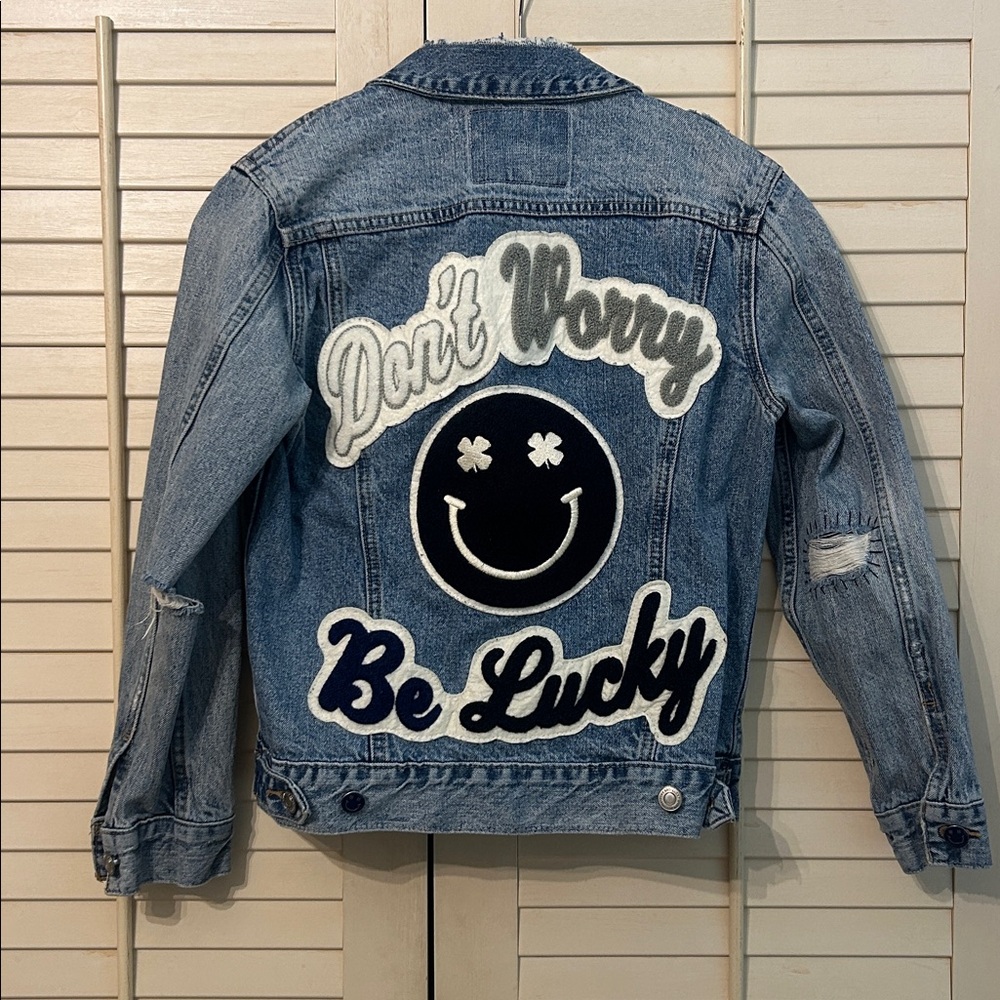 Lucky brand The Tomboy Trucker jean jacket XS